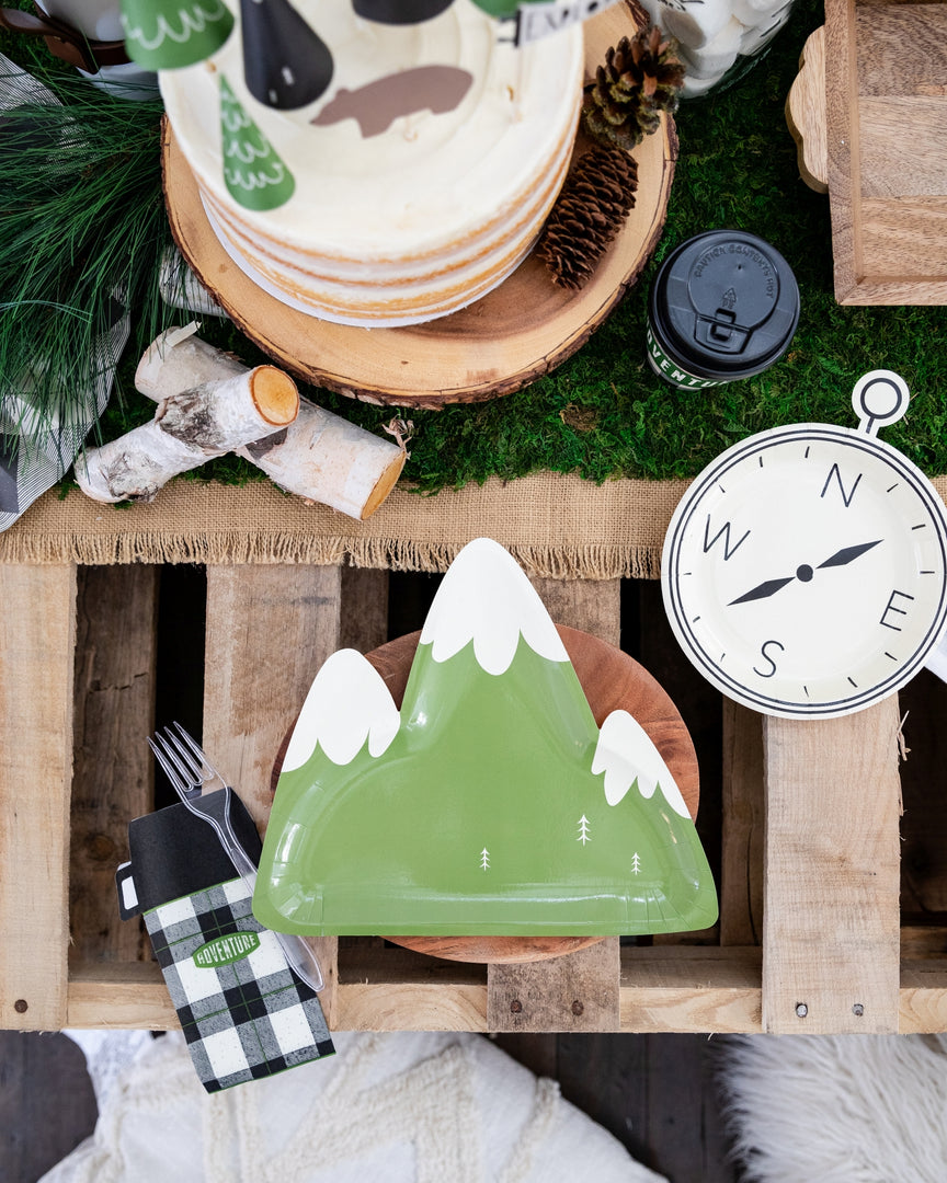 Camp Themed Thermos Shaped Napkin